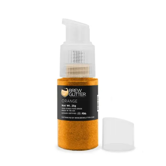 Orange Edible Glitter Spray Pump | Brew Glitter&reg; {5}
