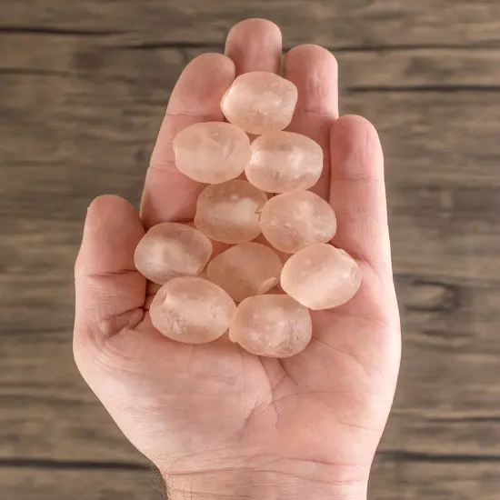 Jumbo Recycled Glass Beads, 21&ndash;25mm &ndash; African Sea Glass for Wall Hangings, Coffee Table Decor, Shelf Styling, and Home Accents &ndash; (Pink) &ndash; The Bead Chest {5}