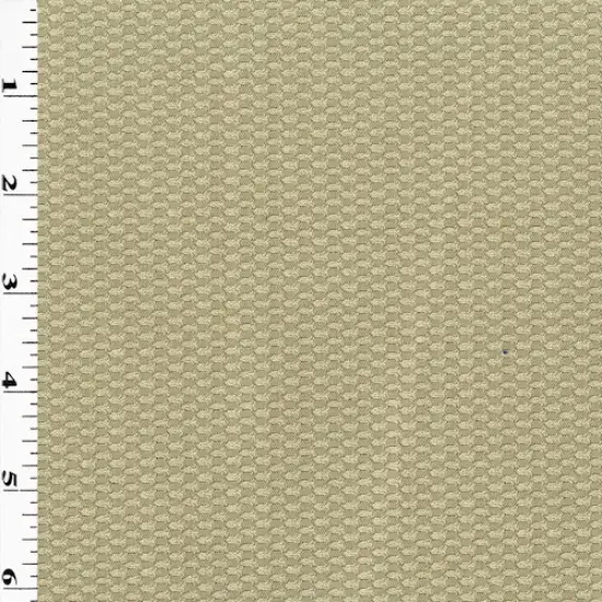 Cream Beige/Taupe Textured Dobby Home Decorating Fabric By the Yard {1}