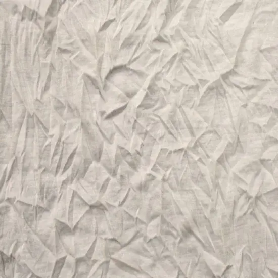 1 Yard Crushed Jersey White Fabric 58/60 Inches Wide 60 Percent Polyester {1}