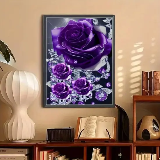 Rose Diamond Painting Kits for Adults {5}