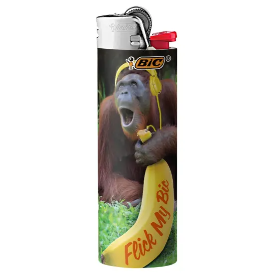 BIC Maxi Pocket Lighter, Special Edition Favorites Series, Assorted, 8 Count Pack of Lighters {4}