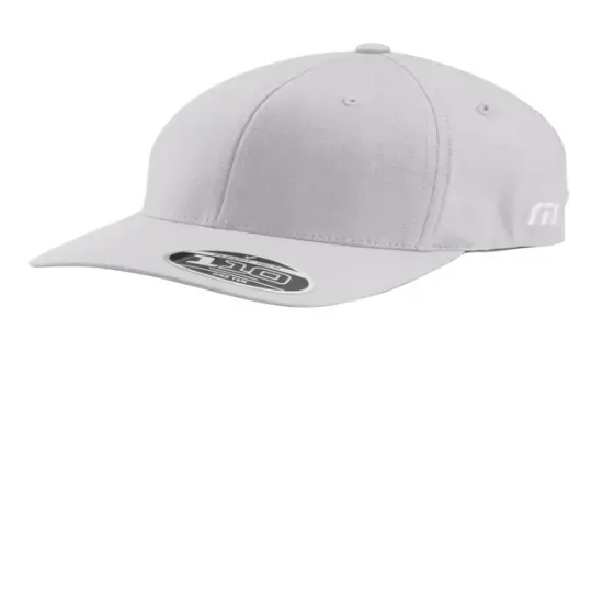 TravisMathew FOMO Solid Cap Structured Mid Profile Flexfit 63/33/4 cotton/polyester/polyurethane Blend Quiet Shade Grey Hth {5}