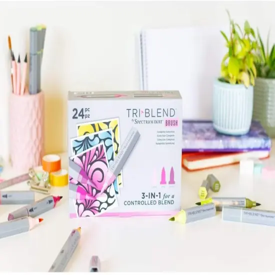Spectrum Noir Triblend Brush Nib Alcohol Markers {2}