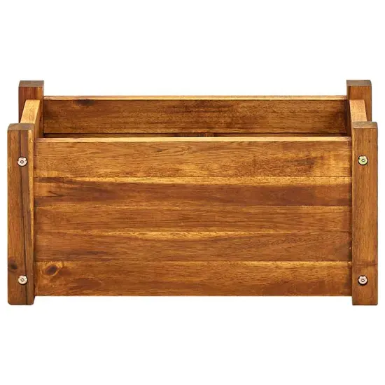 vidaXL Garden Raised Bed Acacia Wood 19.7"x9.8"x9.8" {3}