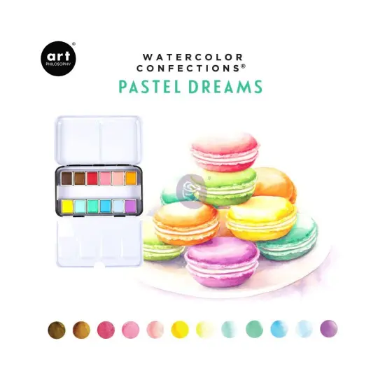 Watercolor Confections: Pastel Dreams {1}