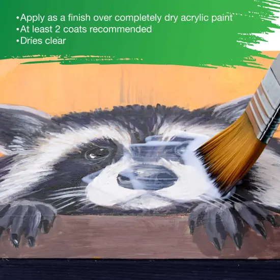 32 oz Matte Acrylic Varnish for Acrylic Painting, Permanent Clear Protection, Reduces UV & Photography Glare {3}