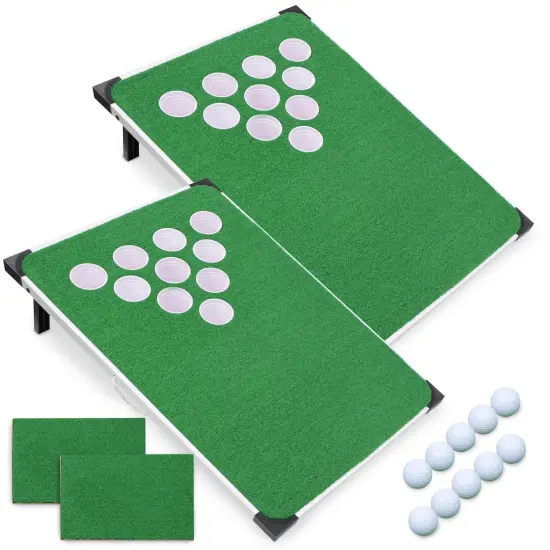 Swing Sports Golf Pong Game - Indoor or Outdoor Portable Golf Pong Chipping Game {1}