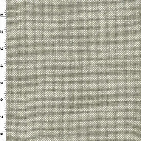 Cloud Gray/ Beige Textured Canvas Dobby Decorating Fabric By the Yard {1}