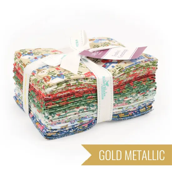 Festive Greetings Fat Quarter Bundle byfor Riley Blake (FQ-LFESGREET-15) {1}