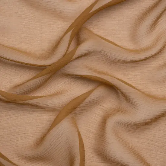 1 Yard Ermine Crinkled Silk Chiffon Fabric Sheer Lightweight Luxury Fashion, 43 Inches Wide {1}