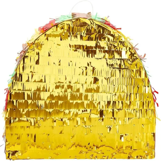 Taco Pinata for Cinco de Mayo, Fiesta, Mexican Birthday Party Decorations (Small, 17 x 10 Inches) {5}