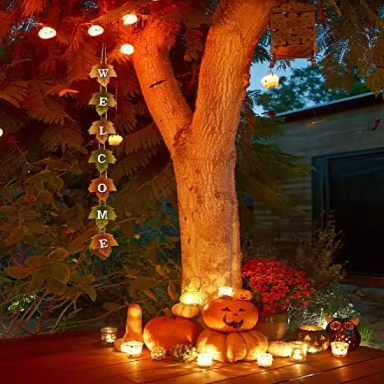 Wood Fall Welcome Signs {4}