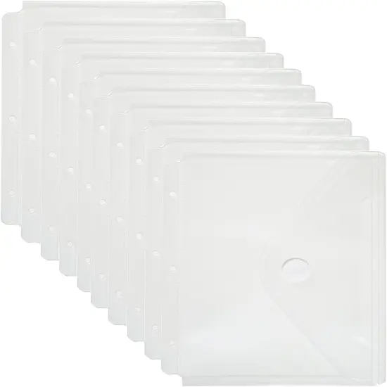 3 Ring Binder Pockets Clear Pouches {1}