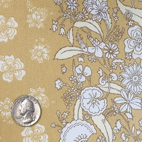 1 Yard Rayon Crinkle Crepon Fabric Mango, Lightweight Woven Apparel Material 50/52" Wide {3}