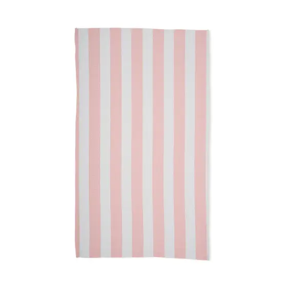 SUMMER BOLD PINK TEA TOWEL {1}