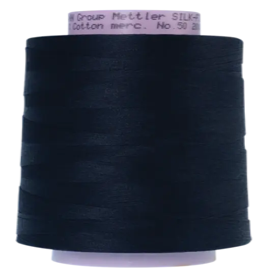 Darkest Blue (9150-0821) | Silk-Finish Cotton 50wt (1829M / 2000Y) | Mettler Thread {1}