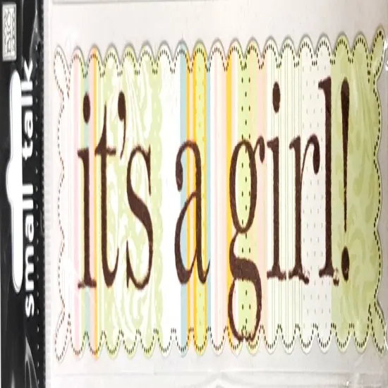 Me & My Big Ideas It's A Girl Dimensional Title Sticker {1}