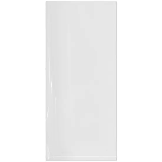 Plymor 8" x 18", 4 Mil Flat Open Clear Plastic Poly Bags {1}