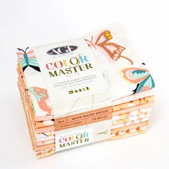 Quite Peachy Color Master Half Yard Bundle by AGF Studio for Art Gallery (CB-HY104) {1}