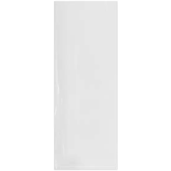 Plymor 9" x 24", 2 Mil Flat Open Clear Plastic Poly Bags {1}