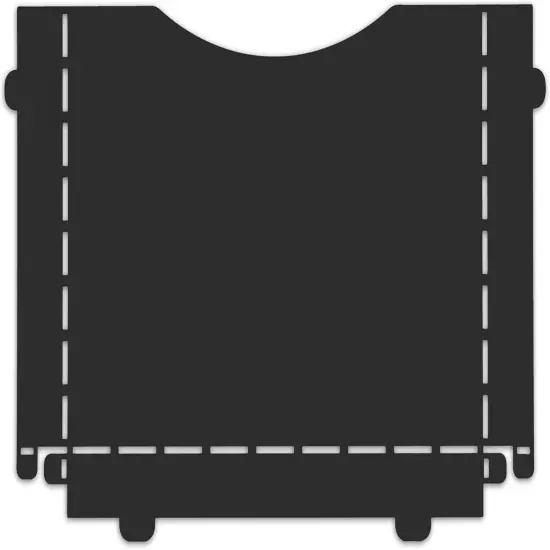 IRIS USA Metal Stackable Letter Tray Paper Organizer, Black - 4Pack {4}