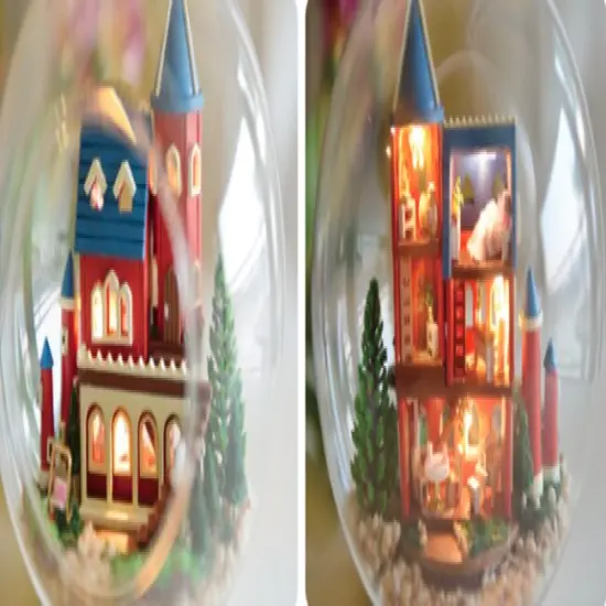 Miniature Wizardi Roombox Kit - Alice Wonderland Dollhouse Kit {6}