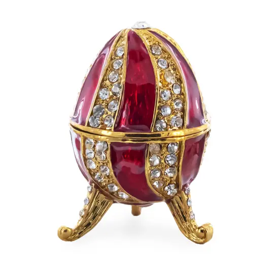 Red Crystal Spire Royal Inspired Imperial Egg 2.5 Inches {1}
