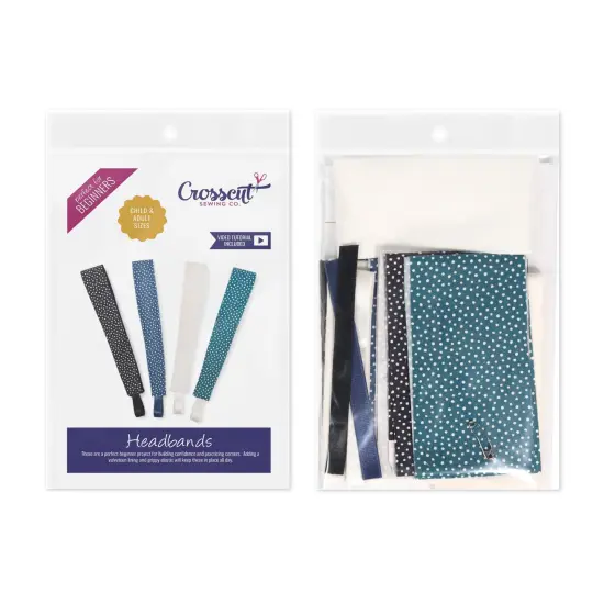 Crosscut Sewing Co.&reg; Headband Sewing Project Kit for Beginners Speckles {2}