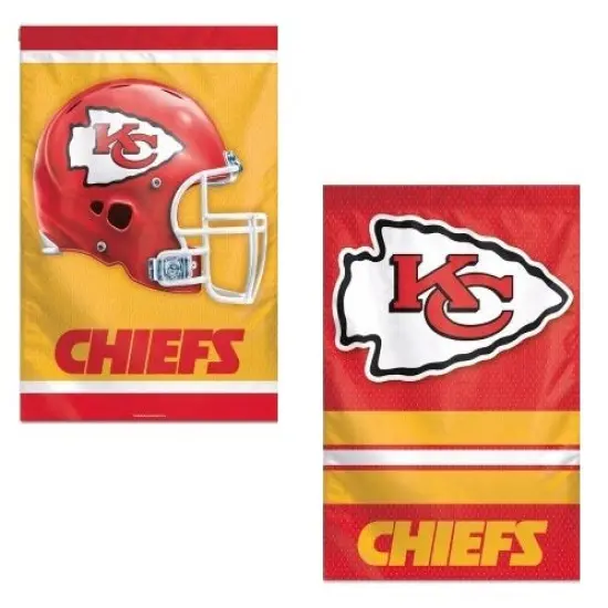 Kansas City Chiefs Banner 2 Sided House Flag {1}
