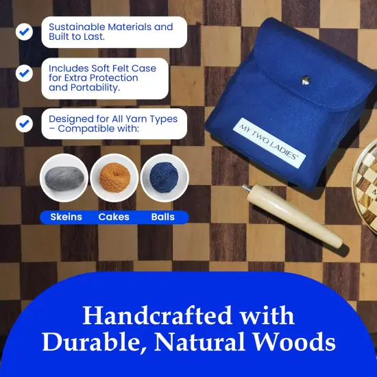 My Two Ladies | Artisan Yarn Caddy & Round Bowl Set {4}