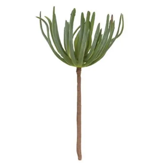 Palm Succulent Green with Brown Paper-Wrapped Wire Stem {1}