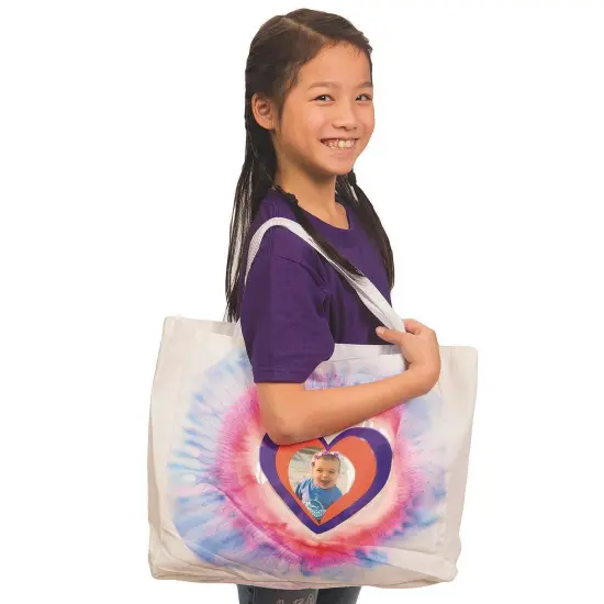 Color-Me&trade; Bags with Heart Photo Pocket (Pack of 12) {2}