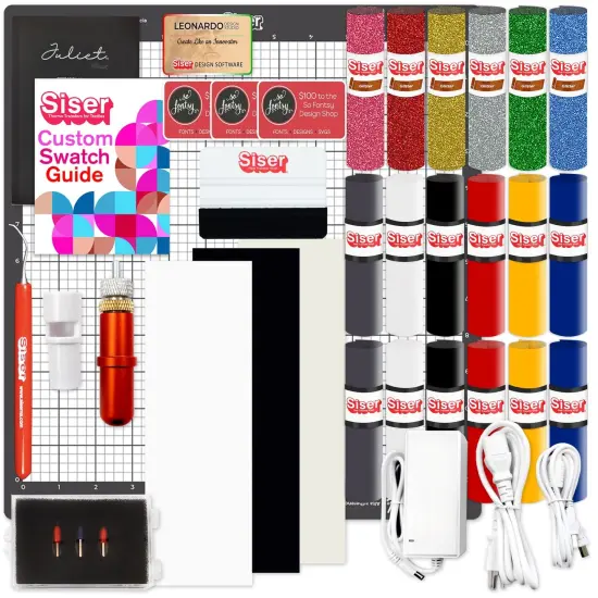 Siser Juliet Deluxe Easyweed Heat Transfer (HTV) Bundle {3}