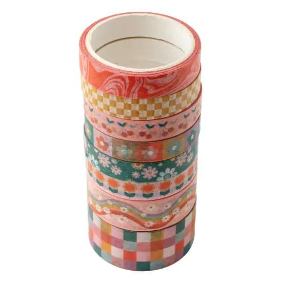 Jen Hadfield Groovy Darlin' Washi Tape-8 Pieces {6}
