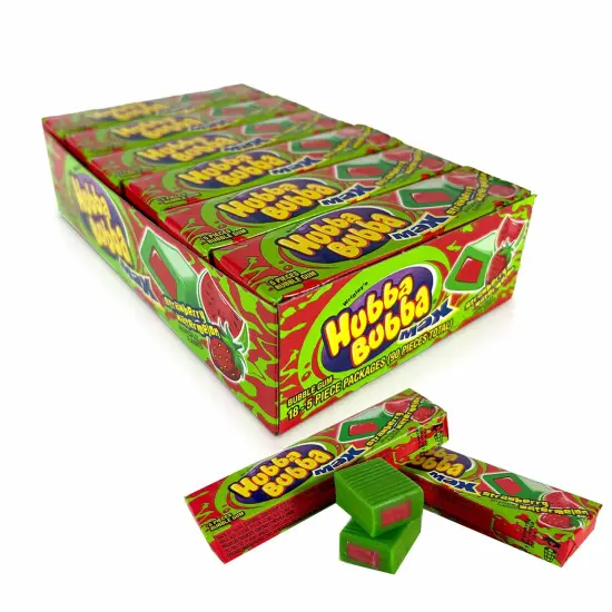 Hubba Bubba Max Straw Water 18Ct {3}