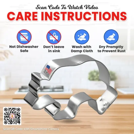 Bigfoot Crossing Cookie Cutter 6 Pc Set. USA Tin Plate Steel - By CookieCutter.Com {4}