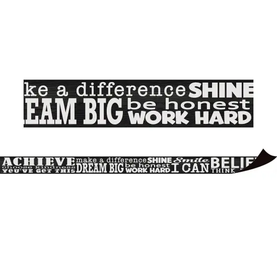 Modern Farmhouse Positive Sayings Magnetic Border, 24 Feet {1}