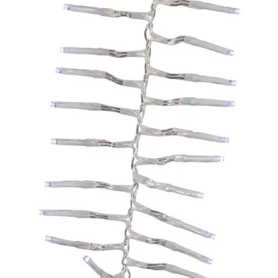 Kurt Adler 1000-Light 32.8-Foot Cool White LED Cluster Garland {3}