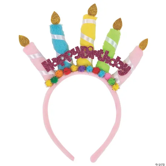 Happy Birthday Candles Headband {3}