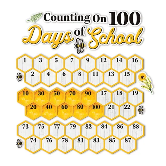The Hive 100 Days Mini Bulletin Board Set {1}