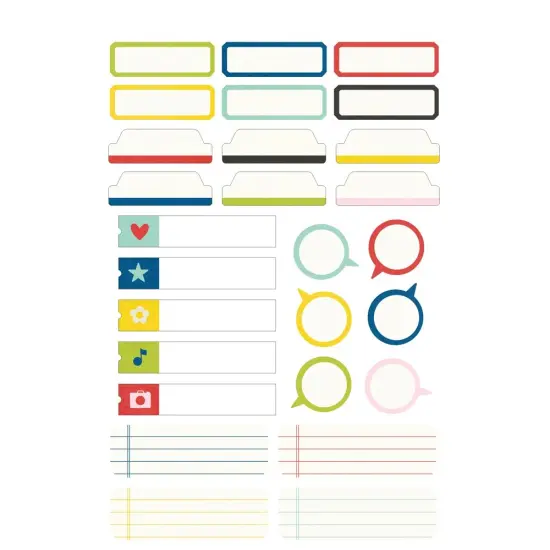 Simple Stories Sticker Book 12/Sheets-Say Cheese Magic {6}