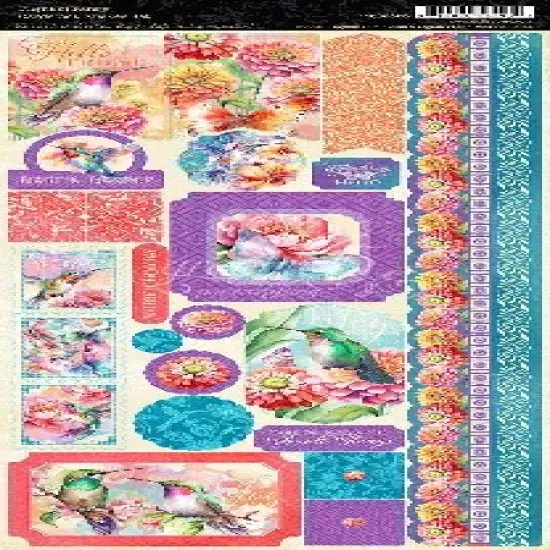 Graphic 45 Sticker Set-Flight Of Fancy {3}