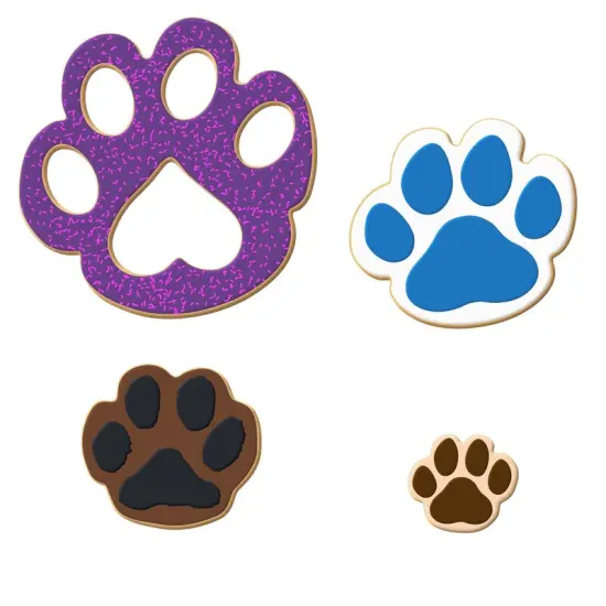 Paw Print Cookie Cutters 4 Pc Set. USA Tin Plate Steel - By CookieCutter.Com {2}