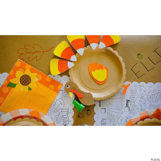 Lil Pumpkin Party with Sunflower Luncheon Napkins - 16 Pc. {3}