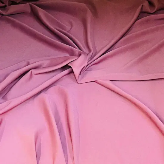 1 Yard Scuba Techno Knit Solid Fabric Smooth Stretch Apparel & Crafts 58"-60" Width Mauve {1}