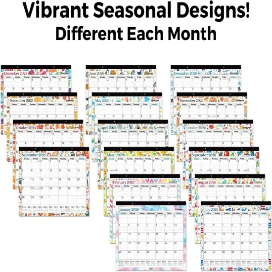 Big Deskpad Calendar or Extra Large Monthly Hanging Wall Planner {2}