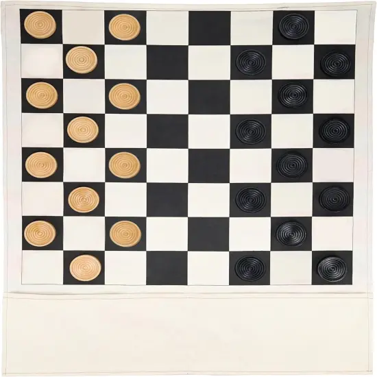 Pacific Shore Games Cloth Rollup Travel Chess, Checkers and Backgammon Game Set {5}