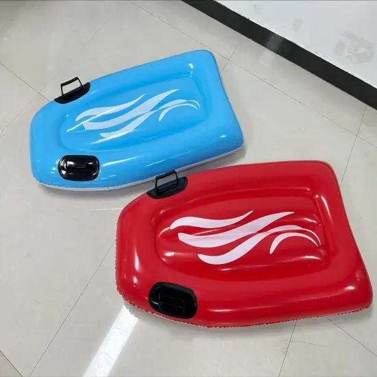 4E&rsquo;s Novelty 2 Pack Inflatable Body Boards with Handles for Beach Pool Water Slides Summer Toys for Kids & Adults {5}