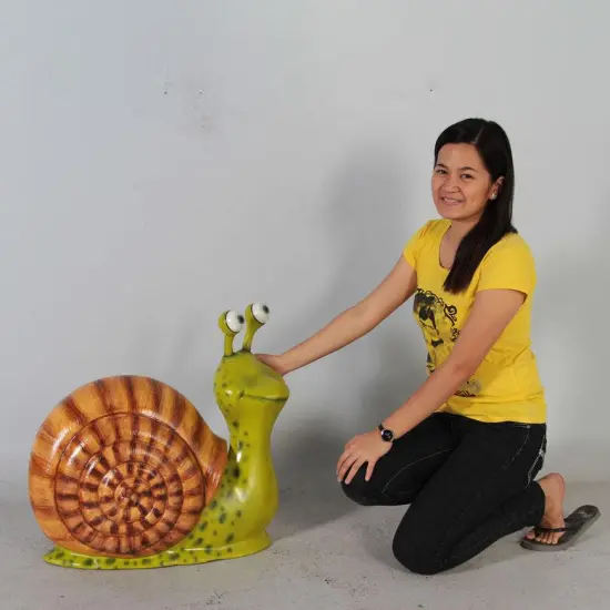Comic Male Snail Over Sized Statue {3}